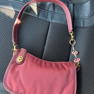 Coach Swinger Burgundy Shoulder Bag